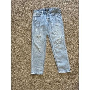Abercrombie & Fitch Signature collection Boyfriend Straight Jeans Womens sz 26